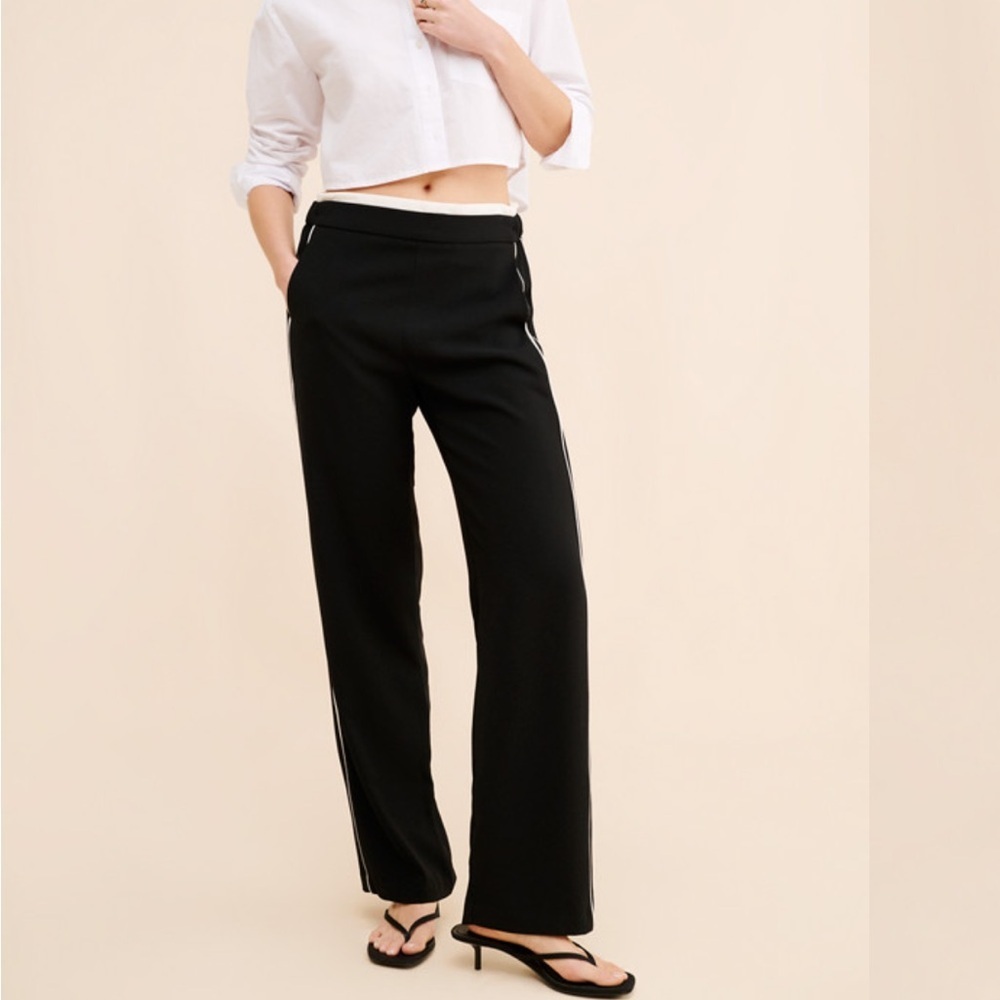 Anthropologie Maeve Pull On Track Pants